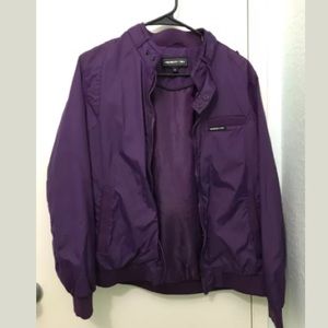 NEW Purple Member’s Only Windbreaker Jacket